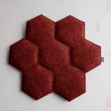 Intesi Poduszka na krzesło Plaster czerwony melanż filc syntetyczny impregnowany Intesi Poduszka na krzesło Plaster czerwony melanż filc syntetyczny impregnowany