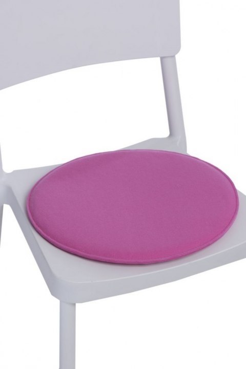 Intesi Poduszka na krzesło okrągła różowa