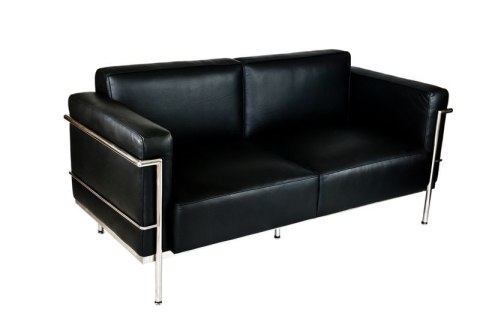 D2.DESIGN Sofa 2-osobowa Soft GC czarna skóra D2.DESIGN Sofa 2-osobowa Soft GC czarna skóra