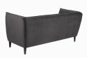 ACTONA Sofa Jonna Velvet Dark Grey