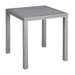 Resol Stolik Cubic blat aluminiowy 45x50x50 grey