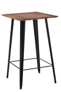 D2.DESIGN Stół Barowy Paris Wood czarny sosna D2.DESIGN Stół Barowy Paris Wood czarny sosna