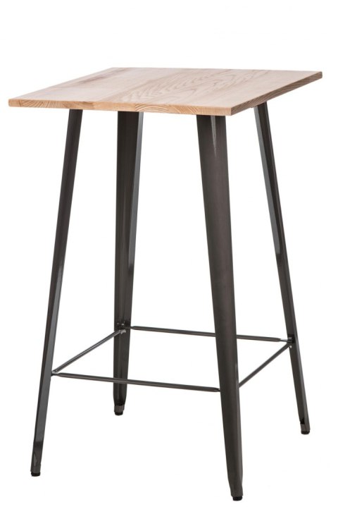 D2.DESIGN Stół Barowy Paris Wood metaliczny jesion D2.DESIGN Stół Barowy Paris Wood metaliczny jesion