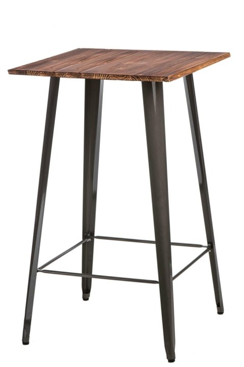 D2.DESIGN Stół Barowy Paris Wood metaliczny sosna D2.DESIGN Stół Barowy Paris Wood metaliczny sosna