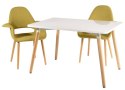 Intesi Stół Copine blat biały 120x80 cm Intesi Stół Copine blat biały 120x80 cm