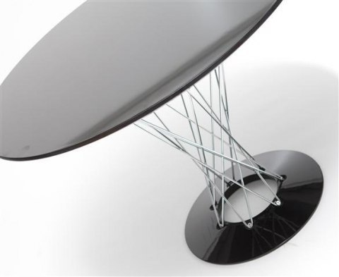 D2.DESIGN Stół Cyklon okrągły, czarny D2.DESIGN Stół Cyklon okrągły, czarny