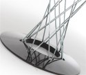 D2.DESIGN Stół Cyklon okrągły, czarny D2.DESIGN Stół Cyklon okrągły, czarny