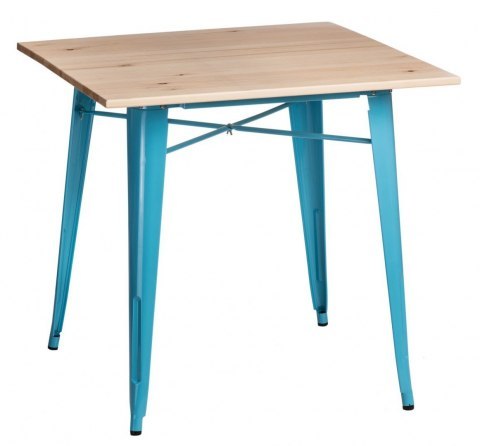 D2.DESIGN Stół Paris Wood niebieski sosna naturaln a D2.DESIGN Stół Paris Wood niebieski sosna naturaln a