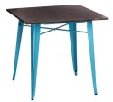 D2.DESIGN Stół Paris Wood niebieski sosna orzech D2.DESIGN Stół Paris Wood niebieski sosna orzech