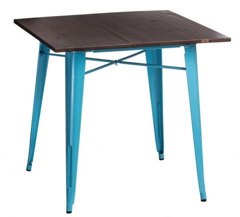 D2.DESIGN Stół Paris Wood niebieski sosna orzech D2.DESIGN Stół Paris Wood niebieski sosna orzech