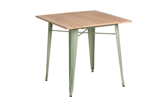 D2.DESIGN Stół Paris Wood zielony sosna naturalna D2.DESIGN Stół Paris Wood zielony sosna naturalna