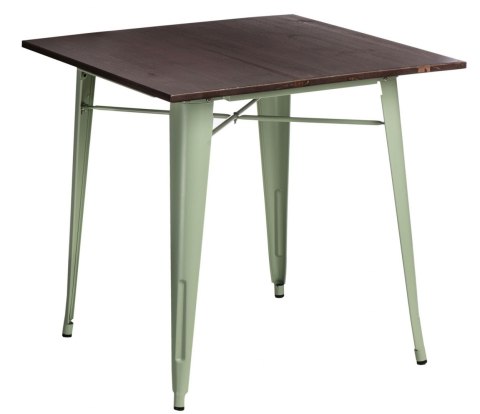 D2.DESIGN Stół Paris Wood zielony sosna orzech D2.DESIGN Stół Paris Wood zielony sosna orzech