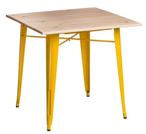 D2.DESIGN Stół Paris Wood żółty sosna naturalna D2.DESIGN Stół Paris Wood żółty sosna naturalna