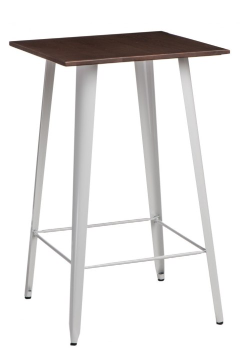 D2.DESIGN Stół barowy Paris Wood biały sosna orzec h D2.DESIGN Stół barowy Paris Wood biały sosna orzec h