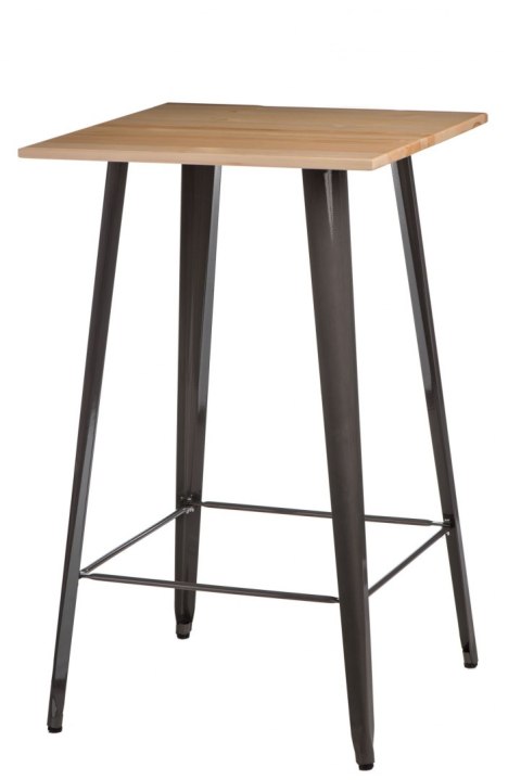 D2.DESIGN Stół barowy Paris Wood metal sosna natur alna D2.DESIGN Stół barowy Paris Wood metal sosna natur alna