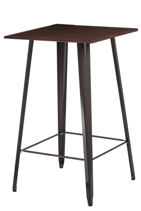 D2.DESIGN Stół barowy Paris Wood metal sosna orzec h D2.DESIGN Stół barowy Paris Wood metal sosna orzec h