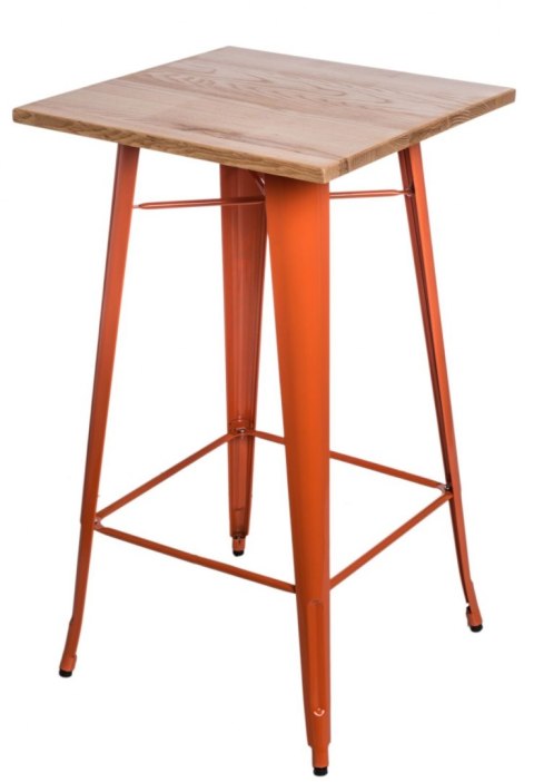 D2.DESIGN Stół barowy Paris Wood pomarańcz jesion D2.DESIGN Stół barowy Paris Wood pomarańcz jesion