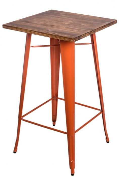 D2.DESIGN Stół barowy Paris Wood pomarańcz sosna D2.DESIGN Stół barowy Paris Wood pomarańcz sosna