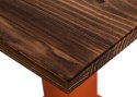 D2.DESIGN Stół barowy Paris Wood pomarańcz sosna D2.DESIGN Stół barowy Paris Wood pomarańcz sosna