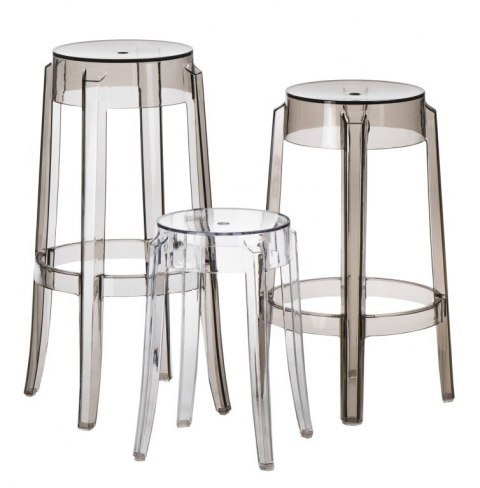 STOŁEK BAROWY HOKER Duch D2.DESIGN SZARY TRANSPARENTNY 75cm TWORZYWO Z PODPÓRKĄ NA NOGI STOŁEK BAROWY HOKER Duch D2.DESIGN SZARY TRANSPARENTNY 75cm TWORZYWO Z PODPÓRKĄ NA NOGI