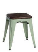 D2.DESIGN Stołek Paris Wood zielony sosna szczotko D2.DESIGN Stołek Paris Wood zielony sosna szczotko