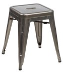 STOŁEK TABORET METALOWY Paris KOLOR METALICZNY insp. Tolix D2.DESIGN DO LOKALU DO JADALNI KUCHNI WYGODNY I STABILNY STOŁEK TABORET METALOWY Paris KOLOR METALICZNY insp. Tolix D2.DESIGN DO LOKALU DO JADALNI KUCHNI WYGODNY I STABILNY