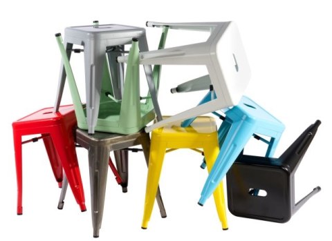 STOŁEK TABORET METALOWY Paris ŻÓŁTY inspirowany Tolix D2.DESIGN WYGODNY I WYTRZYMAŁY DO KUCHNI JADALNI LOKALU STOŁEK TABORET METALOWY Paris ŻÓŁTY inspirowany Tolix D2.DESIGN WYGODNY I WYTRZYMAŁY DO KUCHNI JADALNI LOKALU