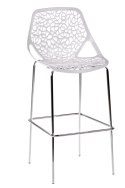 D2.DESIGN Stołek barowy Cepelia biały D2.DESIGN Stołek barowy Cepelia biały