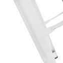 D2.DESIGN Hoker Krzesło barowe Stołek barowy Paris Back biały inspirowan Tolix metal malowany proszkowo wysokie oparcie podnóżek D2.DESIGN Hoker Krzesło barowe Stołek barowy Paris Back biały inspirowan Tolix metal malowany proszkowo wysokie oparcie podnóżek