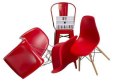 D2.DESIGN Stołek barowy Paris Back czerwony inspirowany Tolix D2.DESIGN Stołek barowy Paris Back czerwony inspirowany Tolix