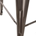 D2.DESIGN Stołek barowy Hoker Paris Back metalowy inspirowany Tolix Krzesło barowe metal postarzany widoczne przetarcia i rdza D2.DESIGN Stołek barowy Hoker Paris Back metalowy inspirowany Tolix Krzesło barowe metal postarzany widoczne przetarcia i rdza