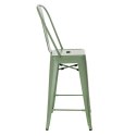 D2.DESIGN Stołek barowy Paris Back zielony inspirowany Tolix D2.DESIGN Stołek barowy Paris Back zielony inspirowany Tolix