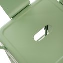 D2.DESIGN Stołek barowy Paris Back zielony inspirowany Tolix D2.DESIGN Stołek barowy Paris Back zielony inspirowany Tolix