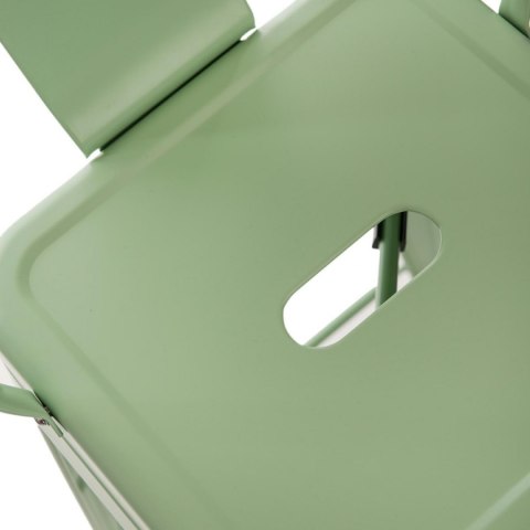 D2.DESIGN Stołek barowy Paris Back zielony inspirowany Tolix D2.DESIGN Stołek barowy Paris Back zielony inspirowany Tolix