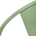 D2.DESIGN Stołek barowy Paris Back zielony inspirowany Tolix D2.DESIGN Stołek barowy Paris Back zielony inspirowany Tolix