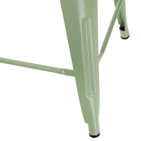 D2.DESIGN Stołek barowy Paris Back zielony inspirowany Tolix D2.DESIGN Stołek barowy Paris Back zielony inspirowany Tolix