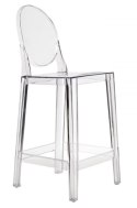 D2.DESIGN Hoker Stołek barowy Viki transparentny 66cm tworzywo stabilny lekki i wygodny D2.DESIGN Hoker Stołek barowy Viki transparentny 66cm tworzywo stabilny lekki i wygodny