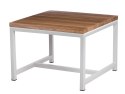 Maduu Studio Stolik Industry 45x45 biały prof.30mm blat lakierowany dąb naturalny Maduu Studio Stolik Industry 45x45 biały prof.30mm blat lakierowany dąb naturalny