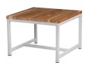 Maduu Studio Stolik Industry 45x45 biały prof.30mm blat lakierowany z czereśni naturalny Maduu Studio Stolik Industry 45x45 biały prof.30mm blat lakierowany z czereśni naturalny