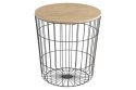 ACTONA Stolik LOTUS L black/wood ACTONA Stolik LOTUS L black/wood