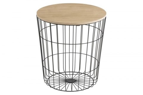ACTONA Stolik LOTUS L black/wood ACTONA Stolik LOTUS L black/wood