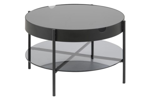 ACTONA Stolik Tipton Glass/black L ACTONA Stolik Tipton Glass/black L