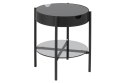 ACTONA Stolik Tipton Glass/black S ACTONA Stolik Tipton Glass/black S