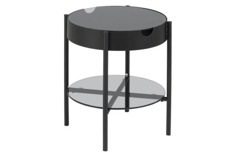 ACTONA Stolik Tipton Glass/black S ACTONA Stolik Tipton Glass/black S