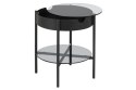 ACTONA Stolik Tipton Glass/black S ACTONA Stolik Tipton Glass/black S