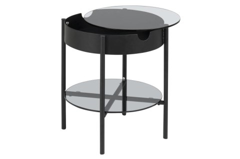 ACTONA Stolik Tipton Glass/black S ACTONA Stolik Tipton Glass/black S