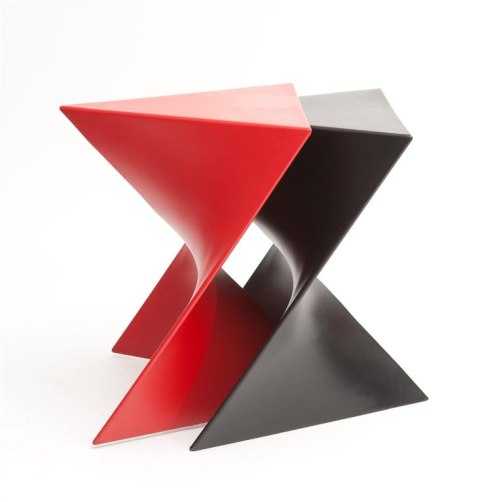 STOLIK GEOMETRYCZNY MOŻE SŁUŻYĆ JAKO STOŁEK ZZ czarny D2.DESIGN TWORZYWO STOLIK GEOMETRYCZNY MOŻE SŁUŻYĆ JAKO STOŁEK ZZ czarny D2.DESIGN TWORZYWO