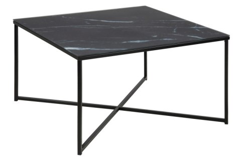 ACTONA Stolik kawowy Alisma kwadradrat Black/ Black Marable ACTONA Stolik kawowy Alisma kwadradrat Black/ Black Marable