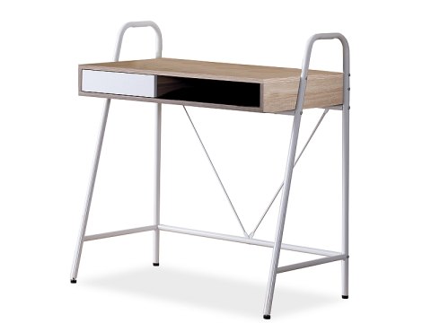 SIGNAL BIURKO B-188 DĄB / BIAŁY MDF METAL SIGNAL BIURKO B-188 DĄB / BIAŁY MDF METAL
