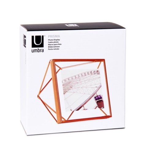 Umbra b.v. Ramka na zdjęcia 10x10cm, miedziana, PRISMA Umbra b.v. Ramka na zdjęcia 10x10cm, miedziana, PRISMA